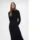 Vestido Sofi-A Negro Talla M Mujer Mango