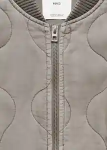 Chaqueta Hawai Gris Claro Vigoré Talla 24 Mujer Mango