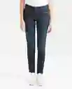 Jean Low Rise Rusty Azul Dark Ultra Oscuro Talla 6 Chevignon