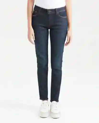 Jean Low Rise Rusty Azul Dark Ultra Oscuro Talla 6 Chevignon