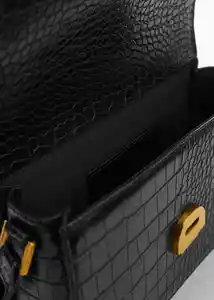 Bolso P Fabu Negro Mujer Mango