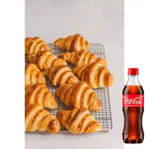 Combo Croissant de Jamón&Queso +Cocacola Orig 400ml