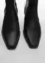 Botines Strechy Negro Talla 36 Mujer Mango