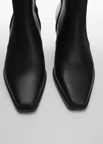 Botines Strechy Negro Talla 36 Mujer Mango