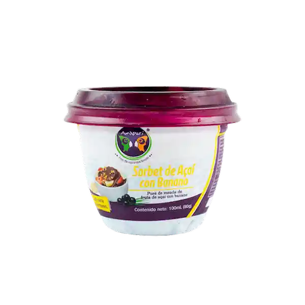 Sorbet Açaí Banano - Amapuri x 100 ml