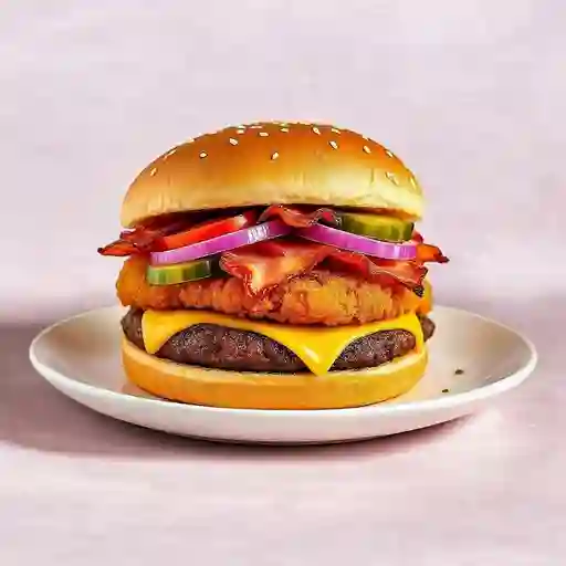 Hamburguesa Lucky Mixta