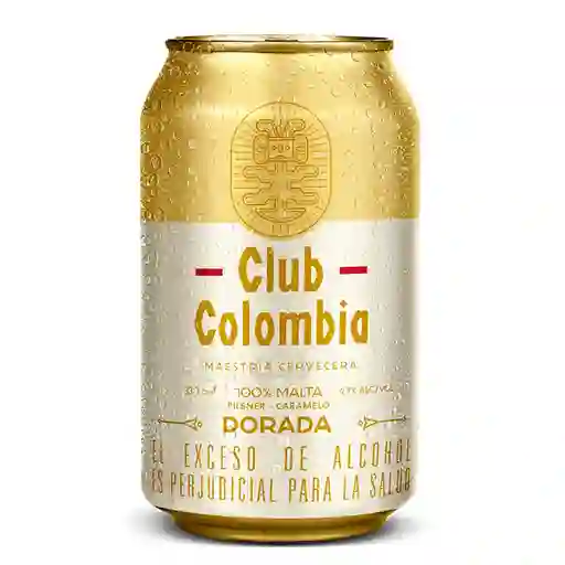 Cerveza club colombia dorada