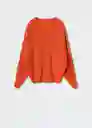 Jersey Washin Naranja Talla M Mujer Mango