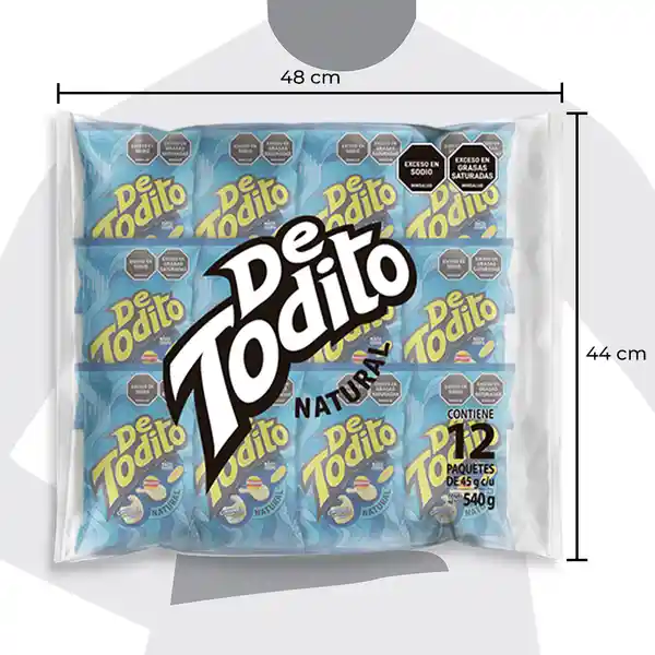 Detodito Snack Natural 45 g