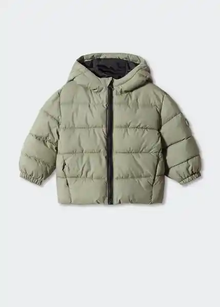 Abrigo Anorak Aldo5 Verde Talla 66 Niños Mango