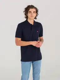 Levi's Camiseta Polo Classic Hombre Azul Rey Talla M