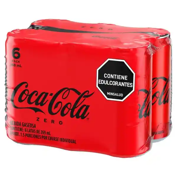 Gaseosa Coca-Cola Zero 269Ml X 6 Unds