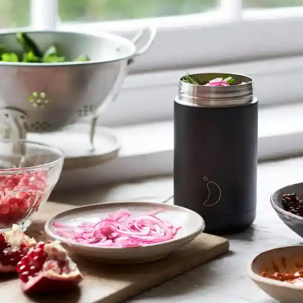 Chillys Termo Hermético Negro 500 mL