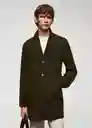 Abrigo Hake Khaki Talla M Hombre Mango