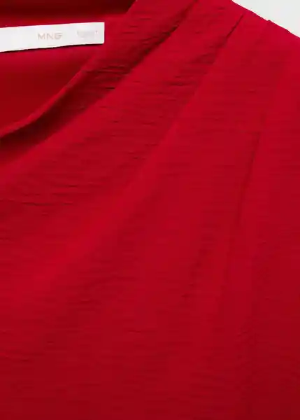 Vestido Blush Rojo Talla S Mujer Mango