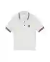 Polo Racing Femenino Crudo Porcelana Claro Talla S Chevignon