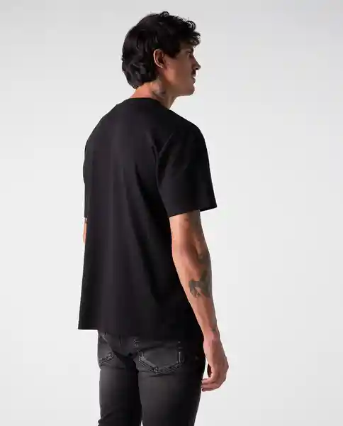 Camiseta Hombre Negro Talla XL 842G007_NEG194004 Americanino