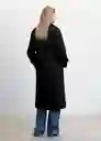 Gabardina Trench Lolipop Negro Talla L Mujer Mango