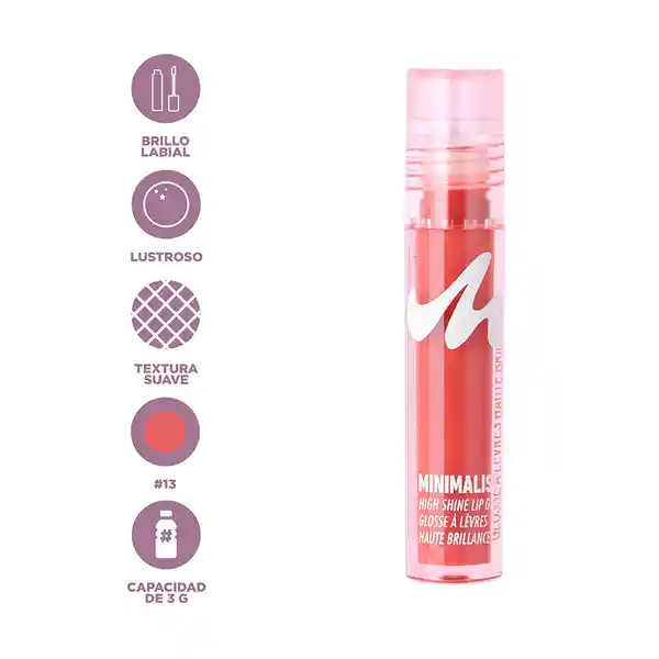 Brillo de Labios Serie Minimalist 13 Miniso