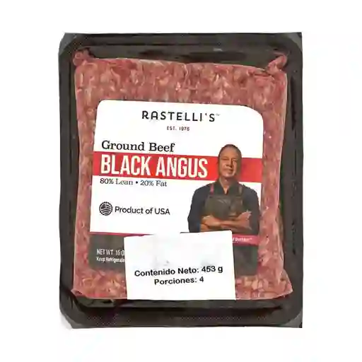 Rastelli's Molida de Res Angus 80% -20%