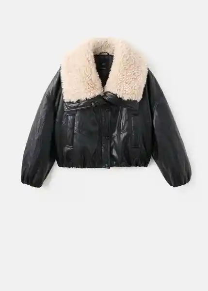 Chaqueta Geraldin Negro Talla L Mujer Mango