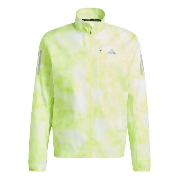 Adidas Chaqueta Aop Para Hombre Verde Talla M