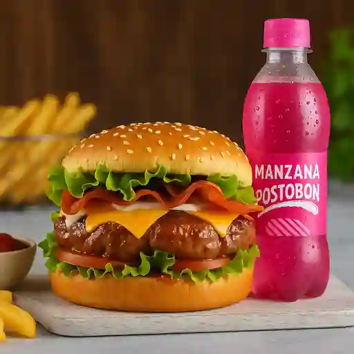 Combo de hamburguesa pollo