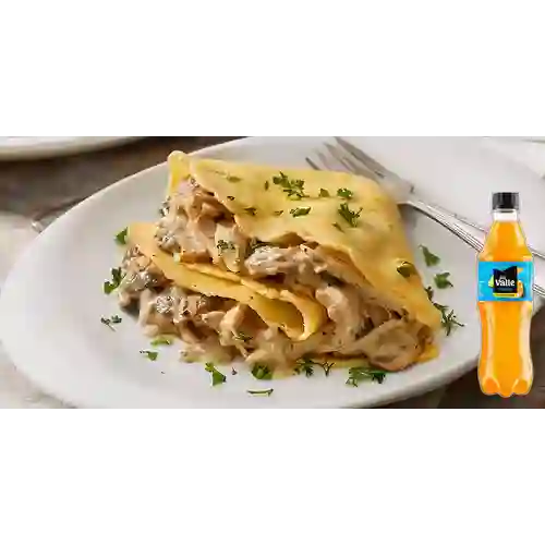 Combo Especial de Pollo +Del valle Fresh Citrus 400ml