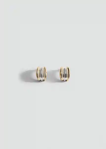 Pendientes Tyra Oro Talla 99 Mujer Mango