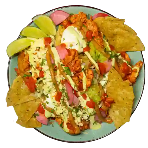 Nachos Tinga de Pollo