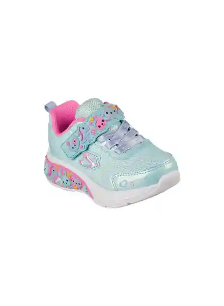 Skechers Tenis Dreamers Niña Color Celeste Talla 10