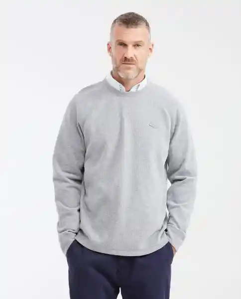 Buzo Wanna be Knitted Gris Fundido Medio Talla M Chevignon