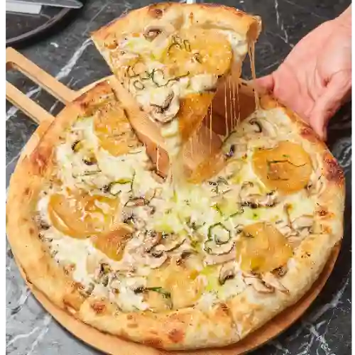 Pizza trufa  peras