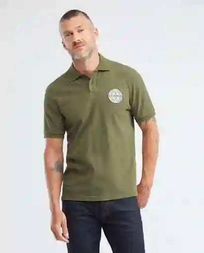 Camiseta Chvgn Polo Verde Selva Ultraoscuro Talla XXL Chevignon