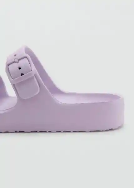 Chancla Pau Malva Talla 37 Niñas Mango