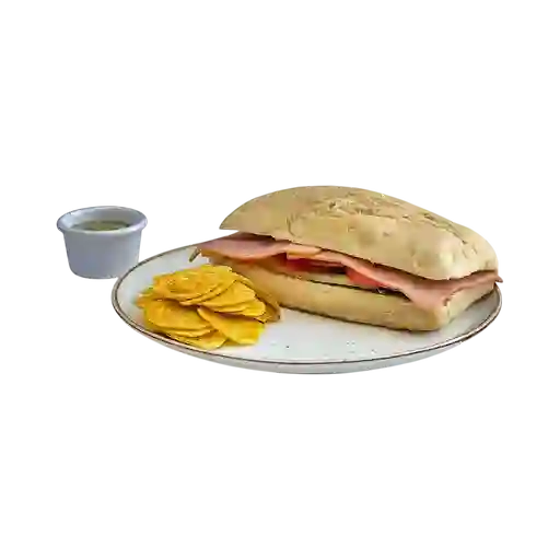 Sándwich Jamón y Queso