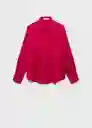 Camisa Ideale Fucsia Talla XS Mujer Mango