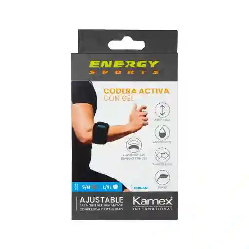 Energy Codera Deportiva Sport Con Gel Talla S/M