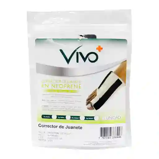 Vivo+ Corrector De Juanete En Neoprene Universal Derecho