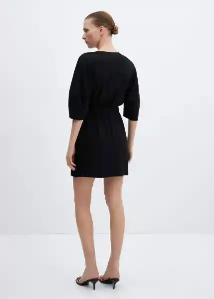 Vestido Wally Negro Talla 26 Mujer Mango