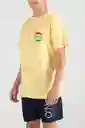 ONeill Camiseta Classic Brackets Masculino Amarillo M