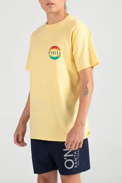 ONeill Camiseta Classic Brackets Masculino Amarillo M