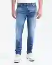 Jean Slim Fit - Famous Azul Francés Medio 36/32 Chevignon