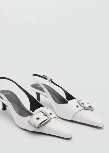 Zapatos Talo Blanco Talla 40 Mujer Mango