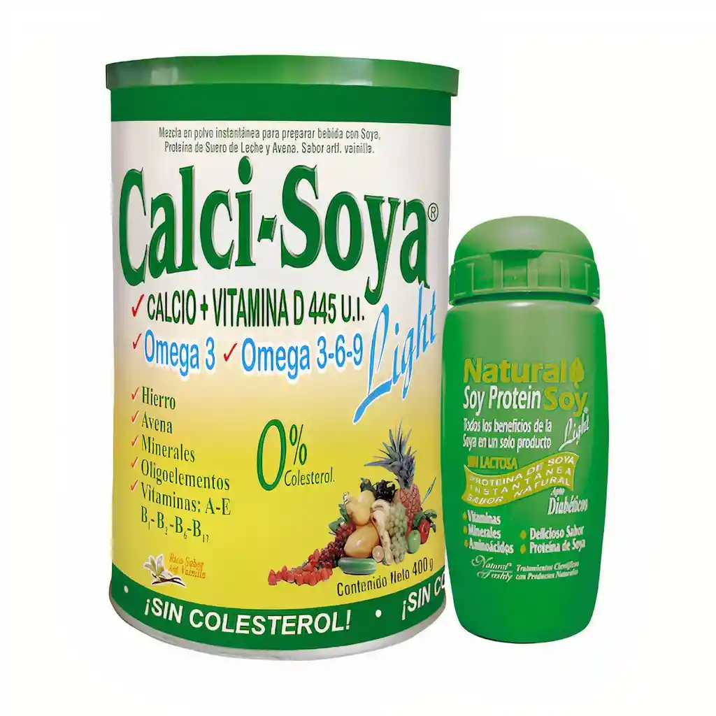 Calci-Soya Mezcla en Polvo Light Vainilla