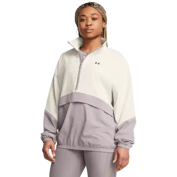 Under Armour Camiseta Armoursport Anorak Blanco Mujer Talla XS