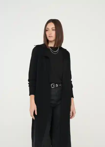 Tejido Mujer Negro Puro Ultraoscuro Talla S 489g022 Naf Naf