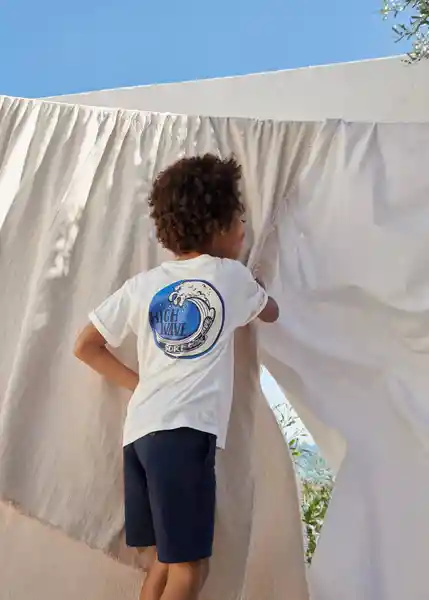 Camiseta High Offwhite Talla 12 Niños Mango