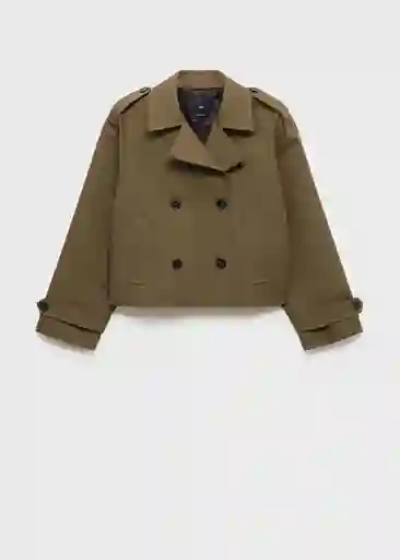 Chaqueta Habana Khaki Talla S Mujer Mango