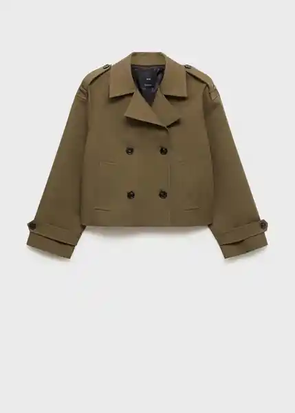 Chaqueta Habana Khaki Talla S Mujer Mango